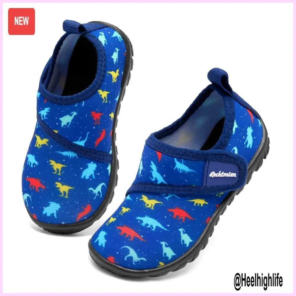 Toddler Water Shoes Quick Dry Non-Slip Lightweight Barefoot Beach Aqua